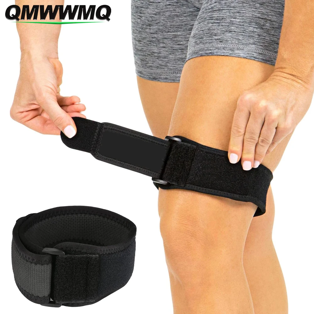 1Pcs IT Band Strap knee support knee wraps Adjustable Iliotibial Knee Thigh Hip & ITB Syndrome Compression Wrap Support Breathable Patellar Tendonitis