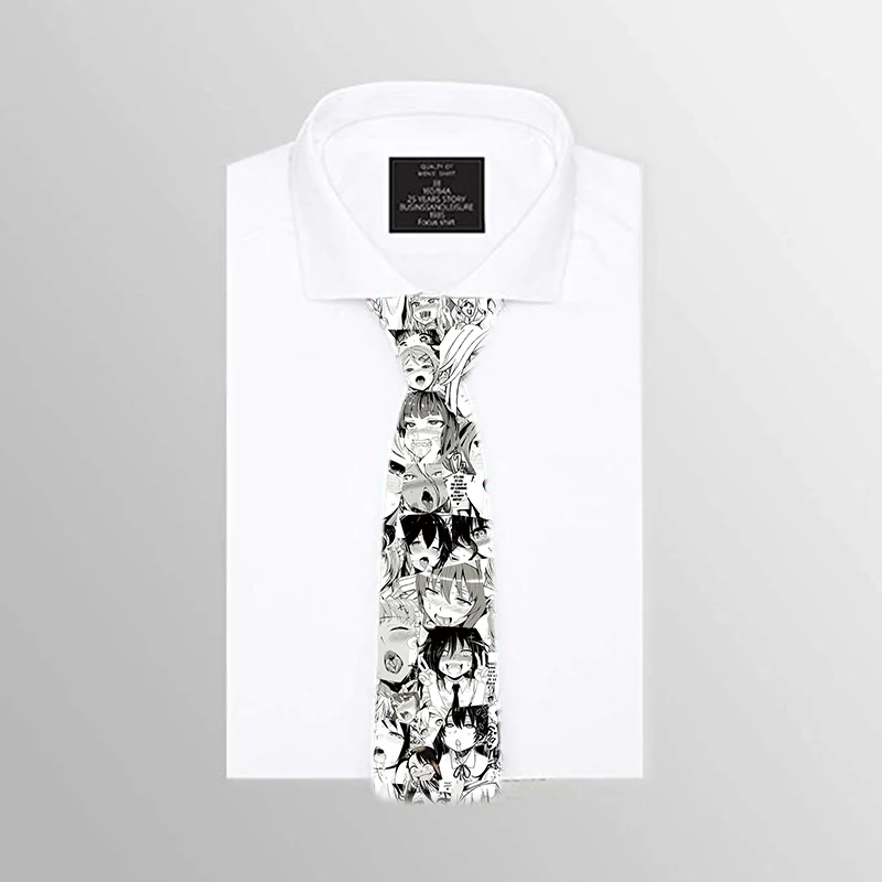 New Anime Fashion 8CM Men Tie Everyday 