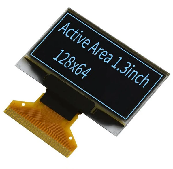 IPS 1.3 inch 30PIN White/Blue OLED Screen (Welded/Plug-in) SSD1306 Drive IC 128*64 SPI/IIC/Parallel Interface