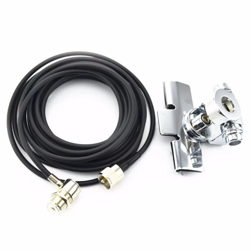 HH-9000 Mobiele Antenne Quad Band 29.6/50.5/144/435Mhz Hf Antenne Clip Mount RB-400 + 5M Kabel Voor Tyt TH-9800 KT-7900D Radio