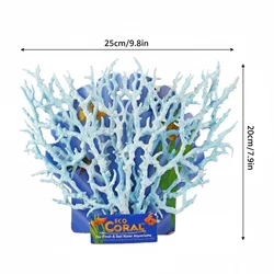 Eco - Friendly Artificial Soft Coral Decor (Blue)