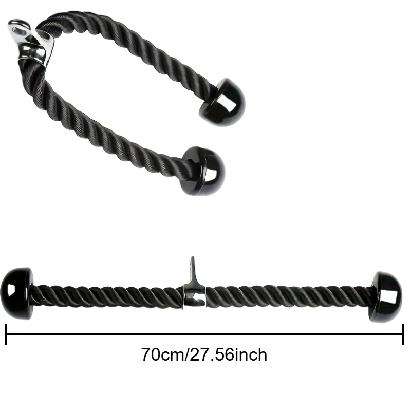 Gym accessories Biceps Training Gantry Frame Equipment Double Head Pull Rope Triceps Lower Press Handle Tricep Laterals Muscle