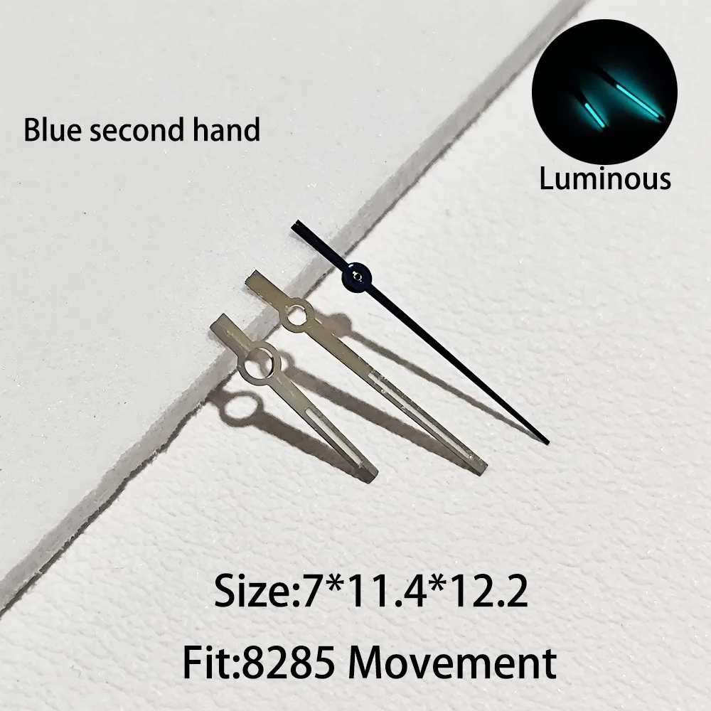 Enhanced Luminous Blue-Green C3 Watch Hands