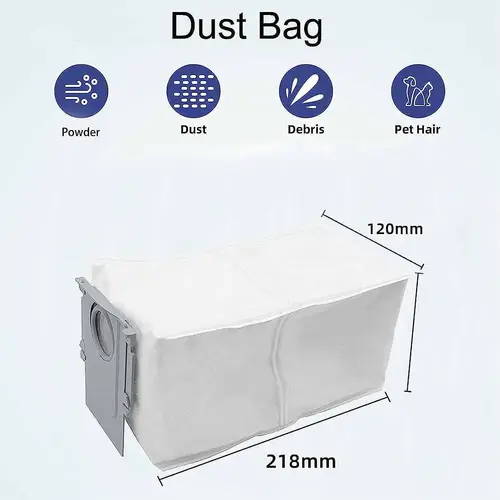 Roborock Qrevo Curv Robot Vacuum Cleaner Accessories Main Roller Side Brush Hepa Filter Mop Cloth Dust Bag Parts Replacement - Image 5