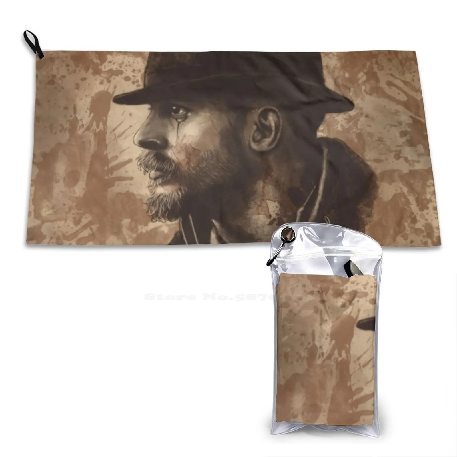 Sono Un Uomo Pericoloso Asciugamano Con Stampa 3D Sport Asciugamano Morbido Taboo James Delaney Tom Hardy Fanart Series Cannibal Venom Mad Max Origina