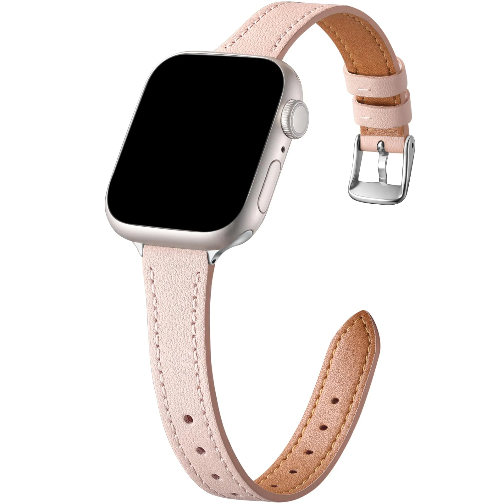ตัวเลือกสินค้า สายรัดข้อมือหนัง PU สุดหรู สำหรับ Apple Watch