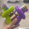 Mini Carrot Flying Disc Launcher Toy Gun Eva Battle Outdoor Multi Person Sports Soft Bullet Gun Safety Carrot Flying Saucer Gun 3