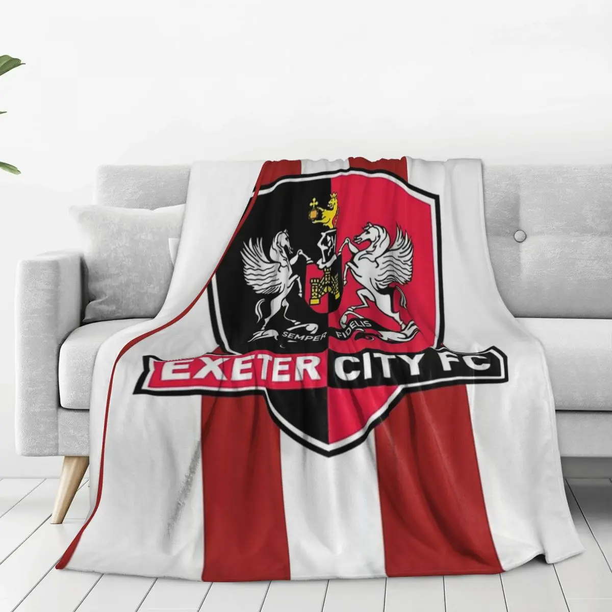 Exeter City FC Blankets Fleece Warm Throw Blankets Sofa Throw Blanket For Home Bedroom Travel Throws Bedspread Quilt 2
