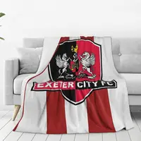 Exeter City FC Blankets Fleece Warm Throw Blankets Sofa Throw Blanket For Home Bedroom Travel Throws Bedspread Quilt 2