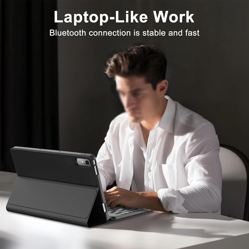 Magnetic Bluetooth Keyboard Case with Integrated Stand