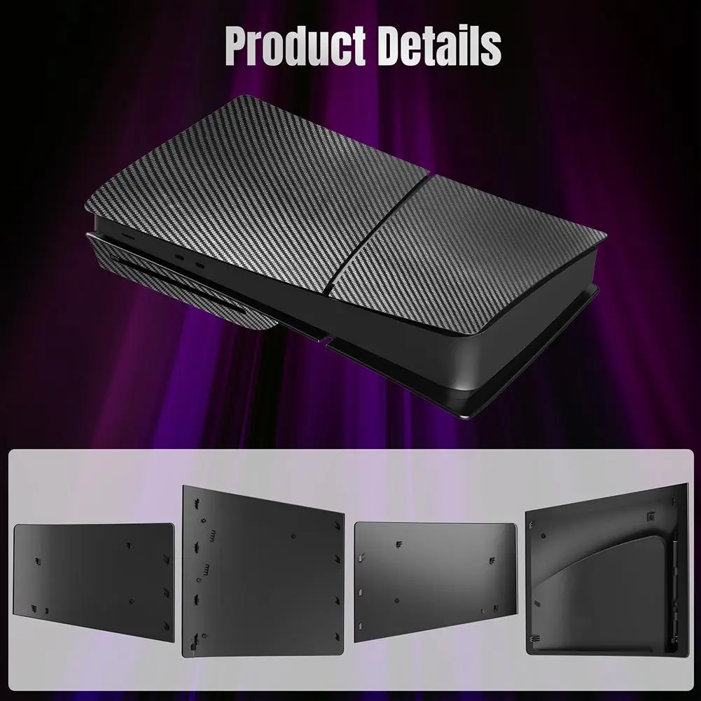Per Ps5 Slim Console Disk Edition Cover Protettiva In Fibra Di Carbonio Per Accessori Host Slim Ps5 C0S6