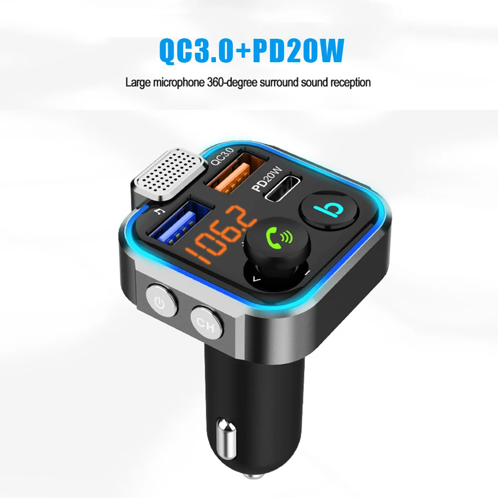 ڵ  ȣȯ 5.0 FM ۽ű ϳ Ű̽ Mp3 ÷̾  ũ USB   QC3.0 PD20W  , FM ۽ű ȣȯ  ũ USB  