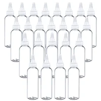 10Pcs Transparent Sharp-mouth Bottle 10/30/50/60/100/120ml Plastic Squeezable Needle Bottles Color Paste Bottle Ink Glue Bottle 1