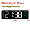 Black Acrylic Green