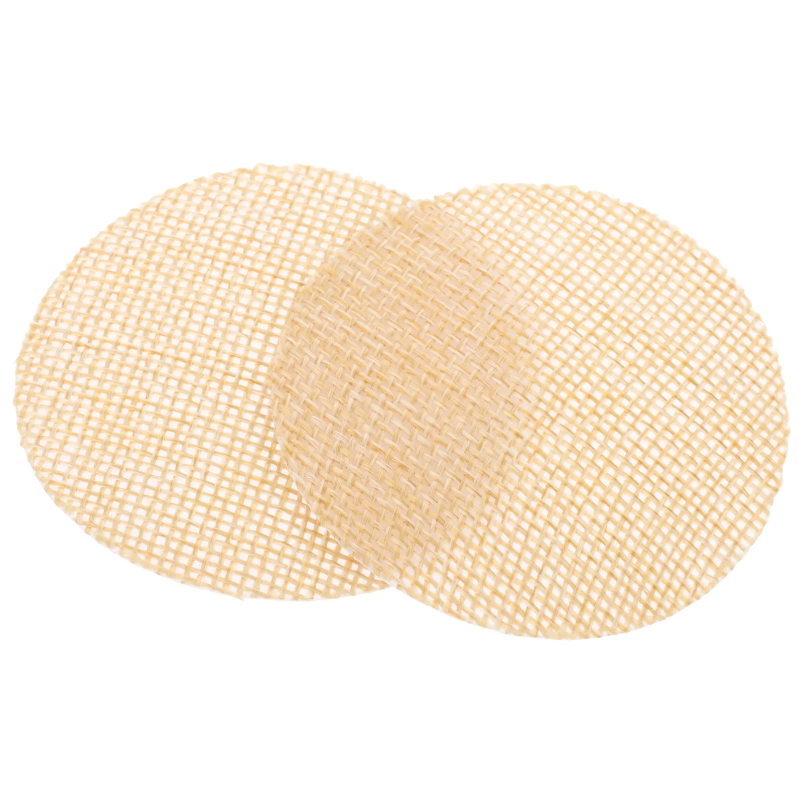 

2 Pcs Anti-glare Lampshade Round Light Diffuser Fabric Diffusers Accessories Shading Plates Bottom