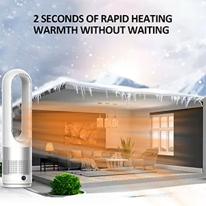 Bladeless heater fan
