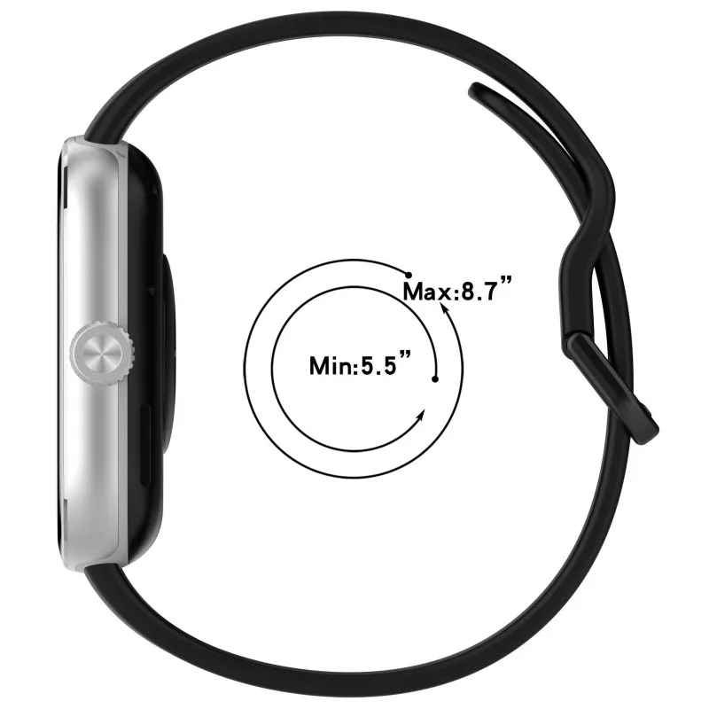 Silicone Strap for Smart Wrist Bracelet - Original Wristband Replacement