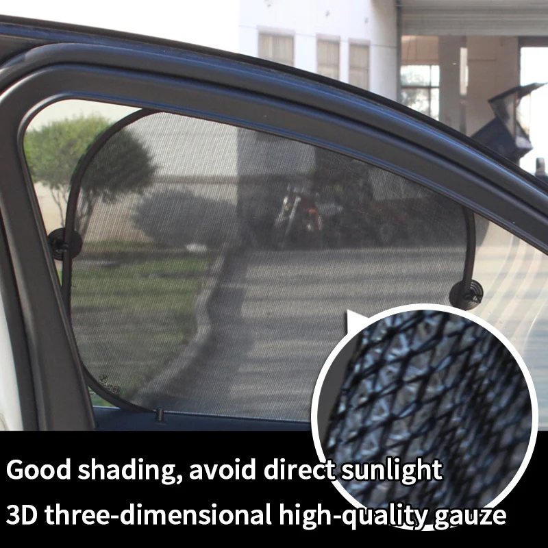 Car Sunshade Cover Curtain Universal Car Front Rear Window Sun Shade Heat Insulation UV Blocking Windscreen Visor Reflector