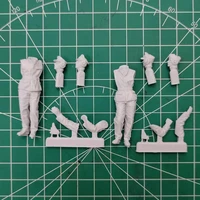 1/35 Resin Figure Model Kits Historical Military Hobby Miniature Toys Panzer Commander Set (2 Figures) Unassambled Unpainted 391 2