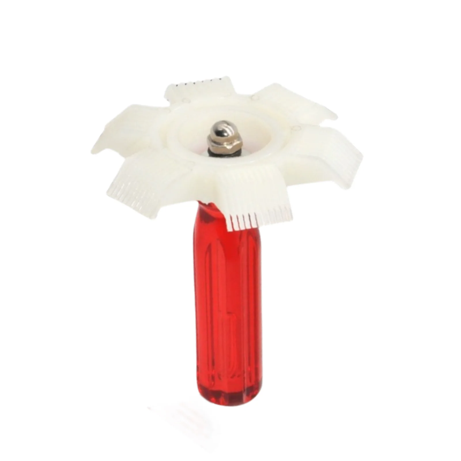 

RV65F car air conditioning cleaning brush, external condenser radiator cleaning plastic fin tool comb white