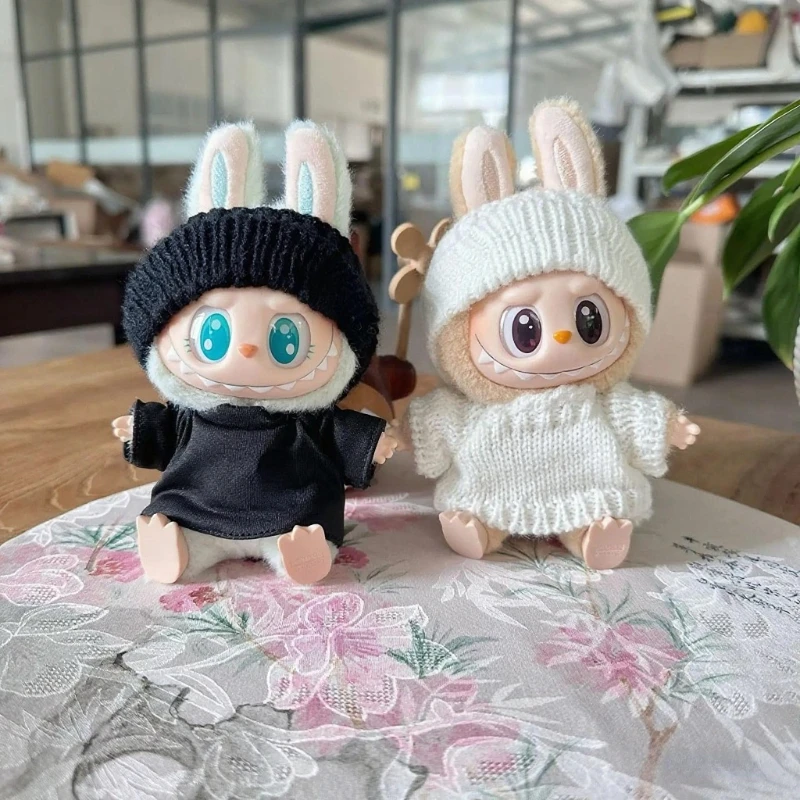 Clothes For 17cm Labubu Gen I II III Idol Dolls Sitting