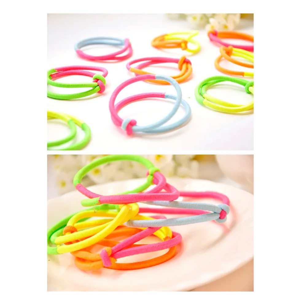 

(Min order $10)Colorful flower hairband for women/girl ponytail holder elastic hair band ties hair accessory HB88 9pcs/lot