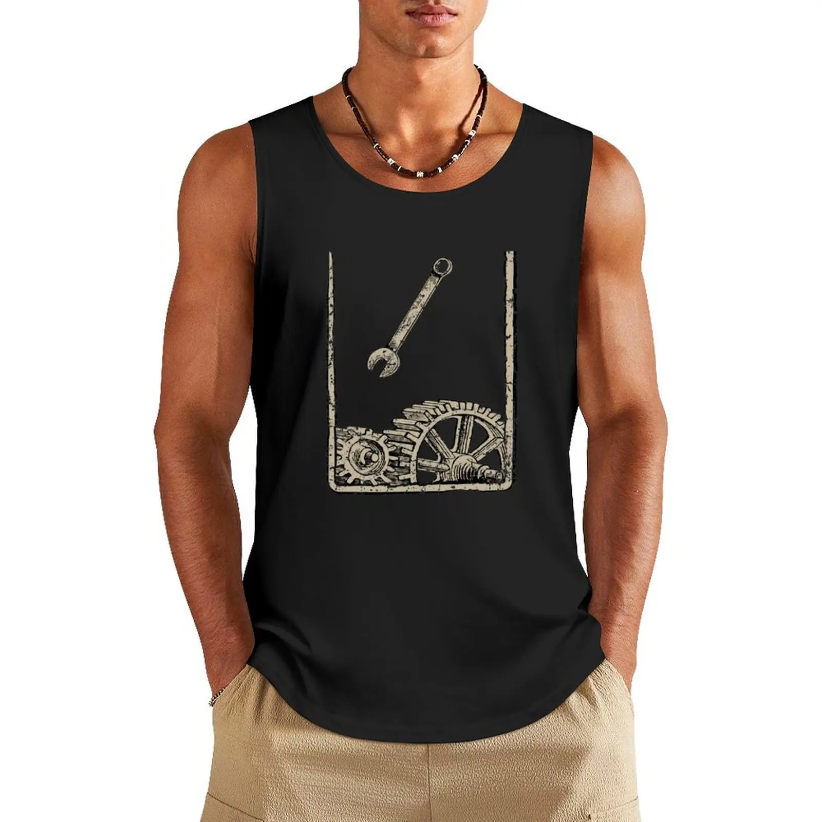 

Sabotage! Tank Top sleeveless vests mens designer clothes