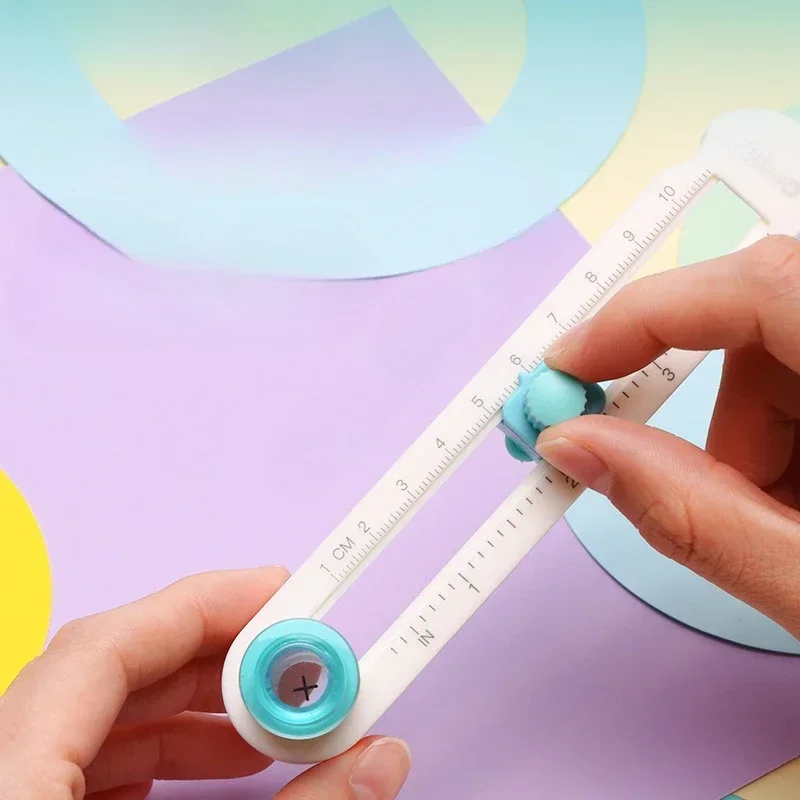 1pc 2-20cm Circle Paper Cutter Multifunctional Craft Cutting Tools Paper Scrapbooking Cards Cutters For Home Study Offices paper cutter circular cutter