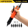 HIFESON Pneumatic Air Rivet Nut Gun Insert Threaded Pull Setter Riveter Rivnut Tool for M3 M4 M5 M6 M8 M10 Lengthen Rivet Head 1
