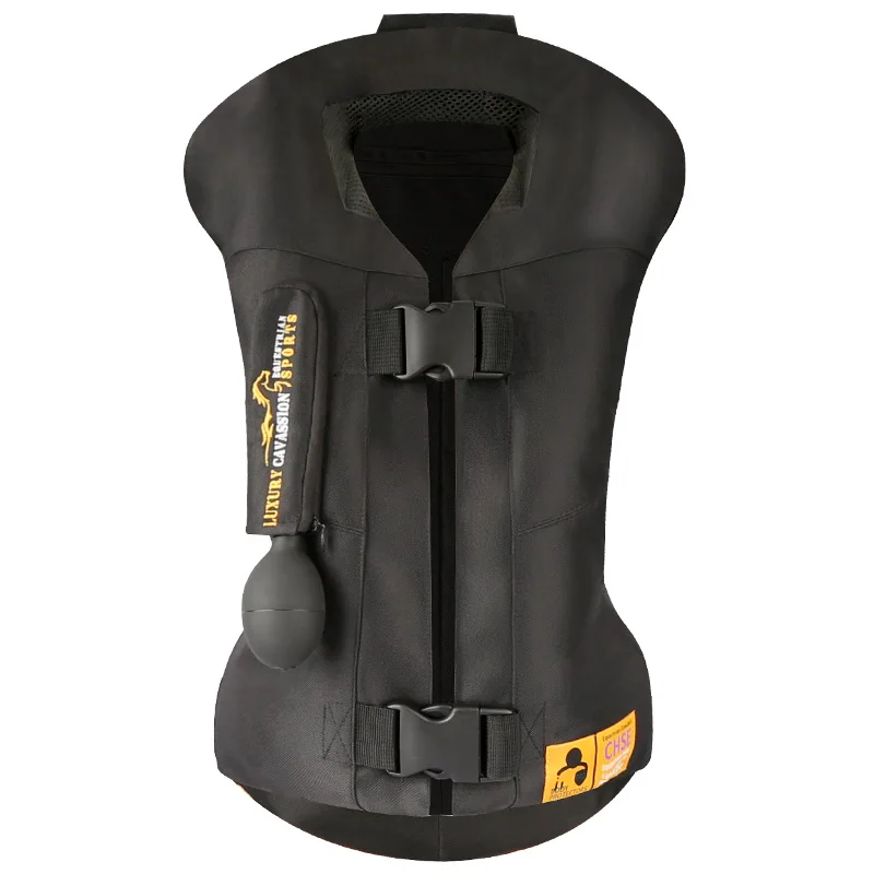 Equestrian Hand Charging Inflatable Armor Riding Safety Vest with Built-in Vent Switch 3