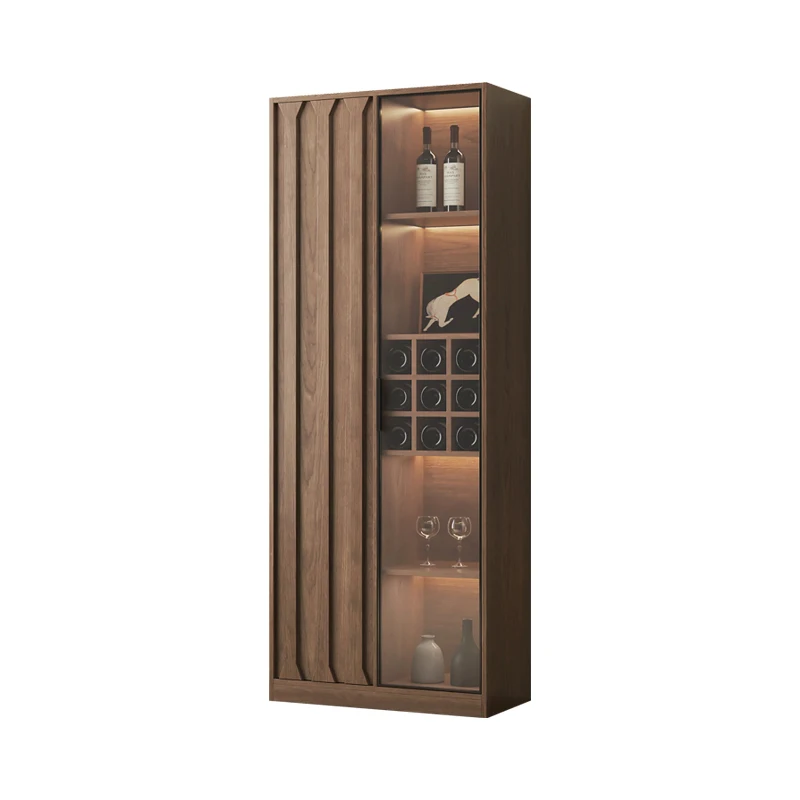 Luxury Showcase Glass Bar Cabinet Living Room Storage Drinks et Display Cabinet Decoration Vetrina Esposizione Bar Furniture