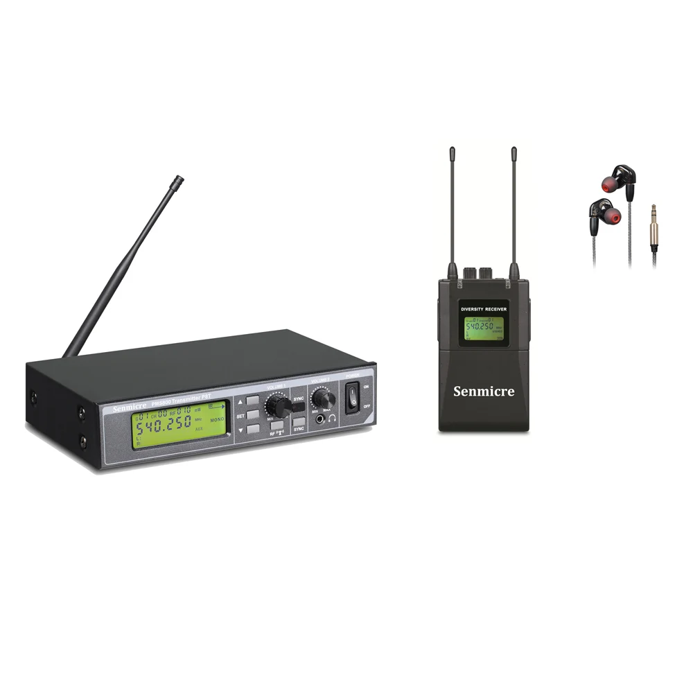 SenMicre PSM800 Профессиональный беспроводной внутриканальный мониторинг UHF True Diversity Стерео система мониторинга сцены Несколько приемников Один передатчик Мониторинг для выступления на сцене (art.: 3920c7feb08fd) - 3920c7feb08fd