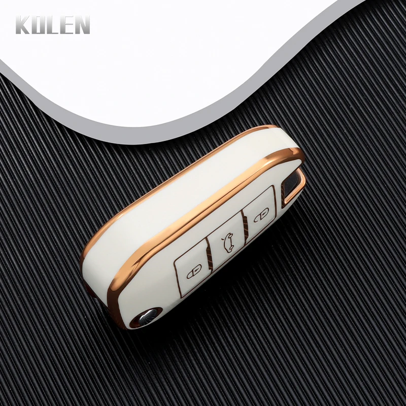 Enhanced TPU Car Flip Key Case Cover Shell - Premium Accessory