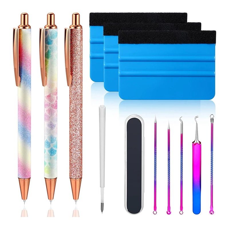 

Аксессуары для виниловых изделий, набор инструментов для прополки, включая выдвижную иглу для снятия воздуха, ручка для прополки