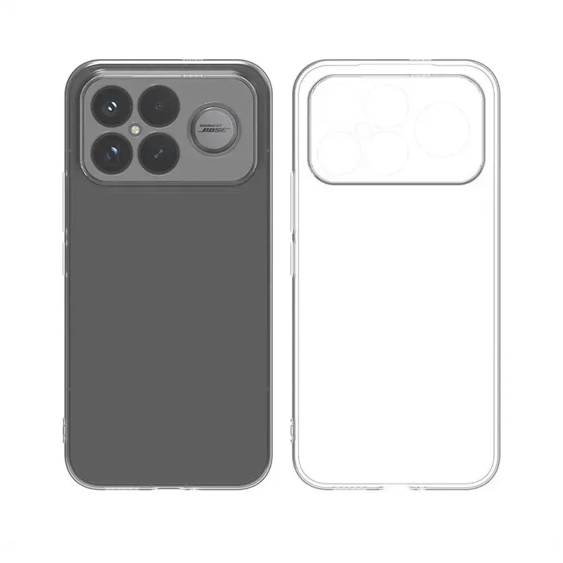 Clear Transparent Soft TPU Phone Case - Simple Slim Design