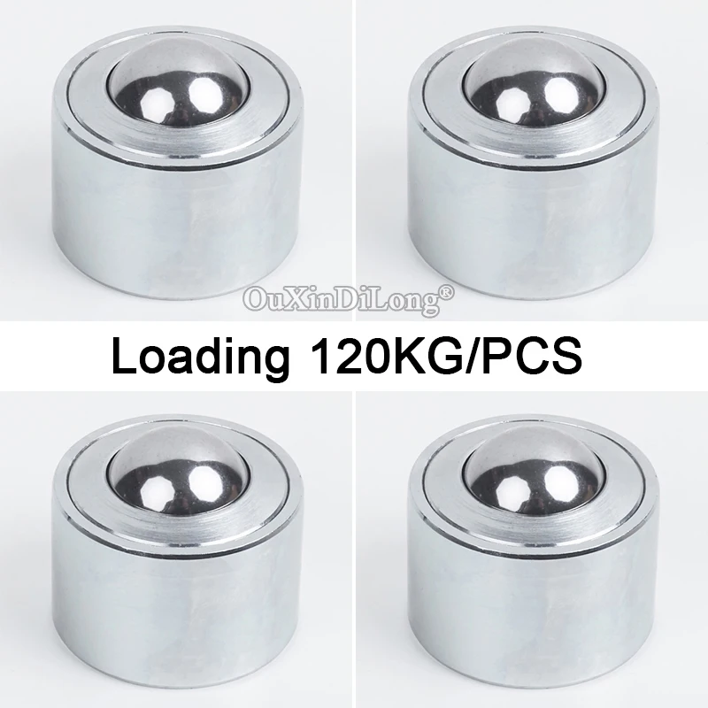 

4 шт., прецизионные конвейерные универсальные шарикоподшипники, стандартные шарикоподшипниковые колеса, промышленные переносные всенаправленные колеса, загрузка 120 кг/шт.