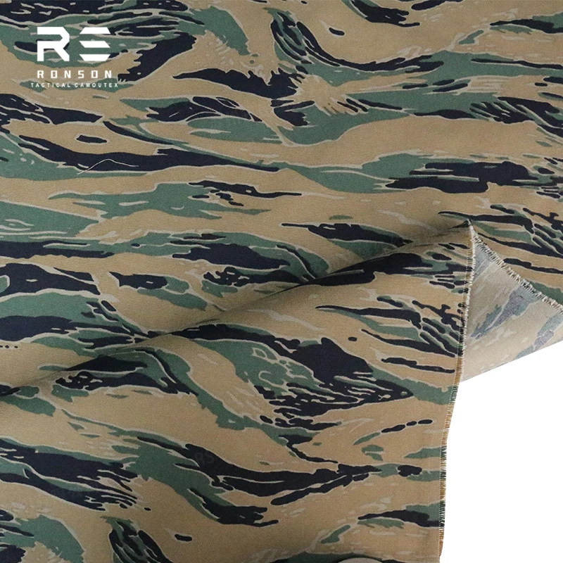 500D nylon oxford Marpat Tiger Stripe camofuflage tactical fabric for bag vest
