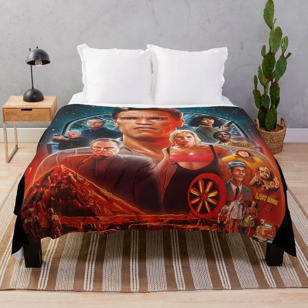 

Total Recall (1990) Throw Blanket Plaid on the sofa Hairys Large Decorative Beds Blankets