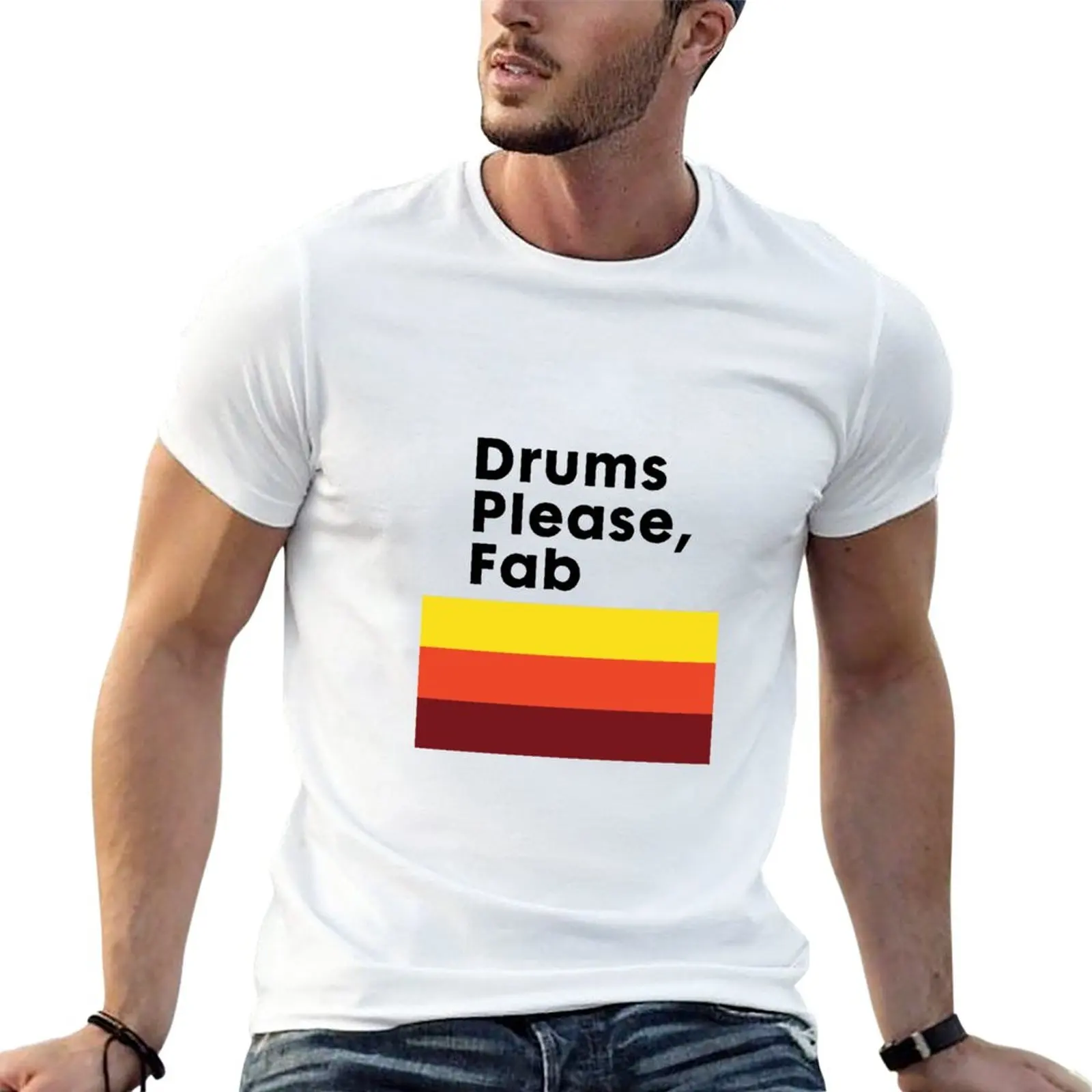 

New Drums please, Fab - The Strokes band designs, sticker, mug, t-shirt, etc T-Shirt vintage t shirt Anime t-shirt mens clothes