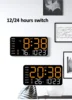 Extra Large Digital Wall Clock with LED Display with Date, Temperature, Timer for Living Room, Bedroom, Gift for Seniors 3
