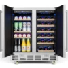 15 inch / 24 inch / 30 inch Beverage Refrigerator Stainless Steel Under Counter Beer Beverage Fridge Indoor/Outdoor Beer Cooler 1