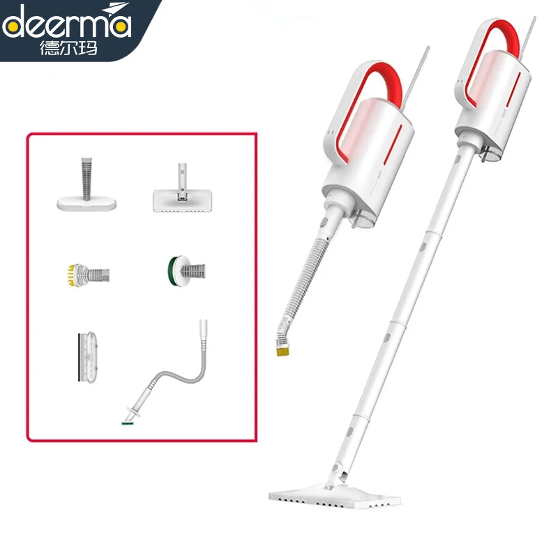 

Deerma Electric Steam Cleaner DEM-ZQ610 Steam Mop Handheld Floor Window Washers Mopping Broom 1300W Vacuum Cleaning Machine 220V