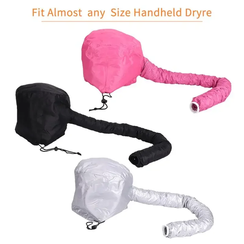 Portable Soft Hair Drying Cap Womens Blow Dryer Home Hairdressing Salon Supply Adjustable Accessory