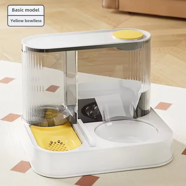 2-in-1 Pet Automatic Feeder Dog Cat Drinking Fountain Water Dispenser Food Bowl Pet Supplies For Dogs Cats