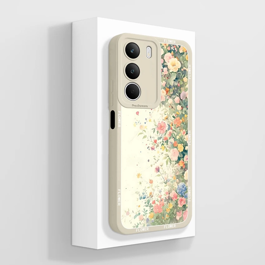 Summer Fruit Lemon Flower Phone Case - Soft Silicone Shockproof Cover
