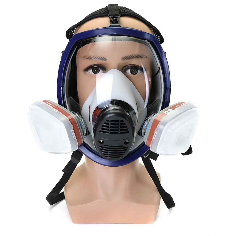 

Chemical mask 6800 gas mask dust respirator paint insecticide sprayer silicone full face filterGas mask for laboratory welding