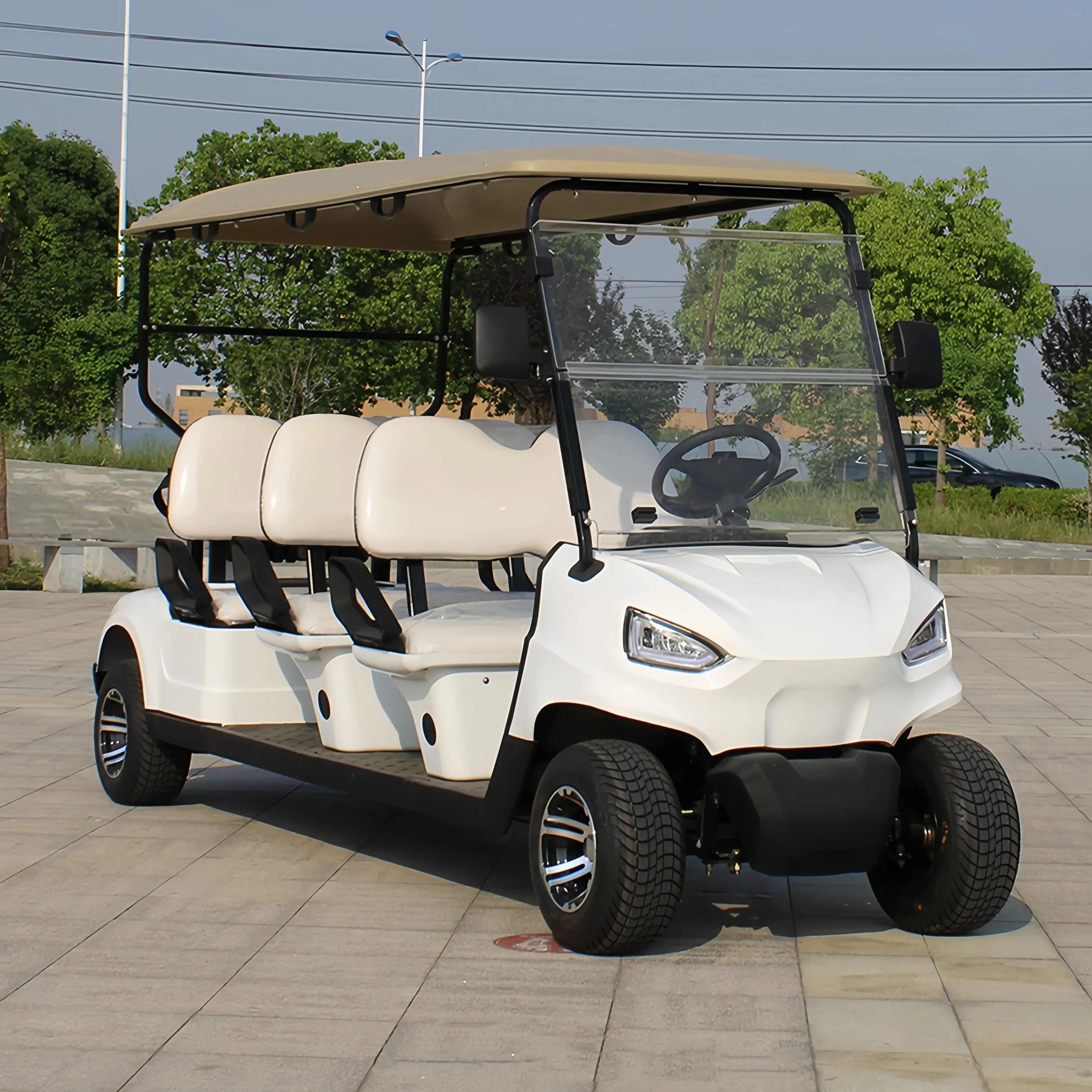 48V 6-Seater Electric Golf & Sightseeing Cart 2