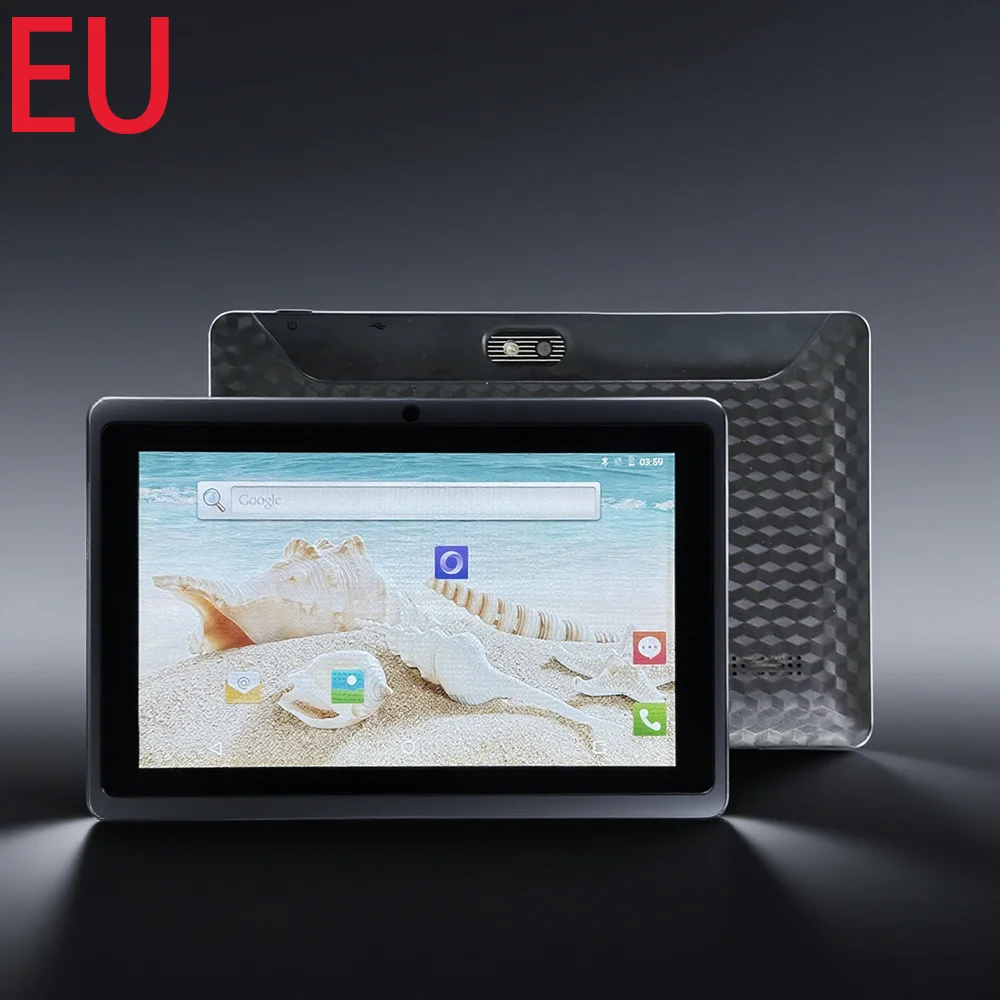 Çizgi Film Karakter Tasarımlı 7 İnç Dokunmatik Ekranlı Çocuk Tableti, Wi-Fi ve Bluetooth Destekli, 128 GB'a Kadar Genişletilebilir Hafıza