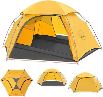 Ultralight Waterproof Backpacking Tent for 1-2 People, Aluminum Frame Double Layer Hiking Camping Shelter 1
