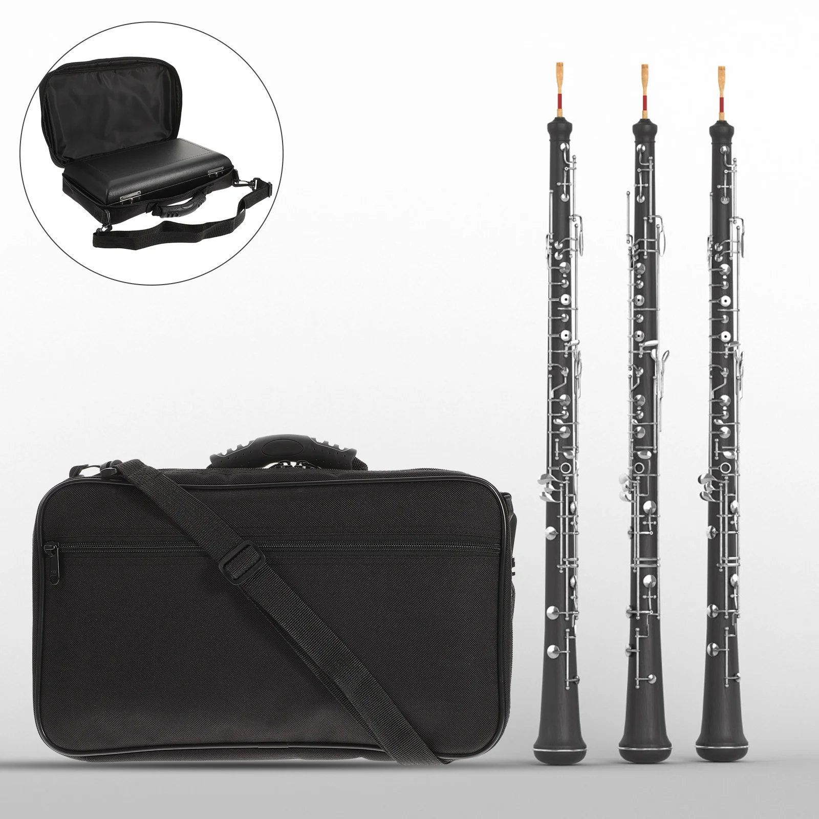 

Oboe Carrying Case Thick Waterproof Storage Bag Portable Wind Instrument Parts Container Box Oboe Storage Boxes